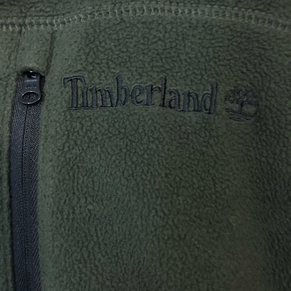 NWOT Timberland Forest Green Fleece Jacket Size XL - Picture 3 of 5